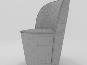 poltrona folha de cereja Modelo 3D