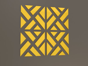 butterfly frames and mirrored wall decor Modelo 3D