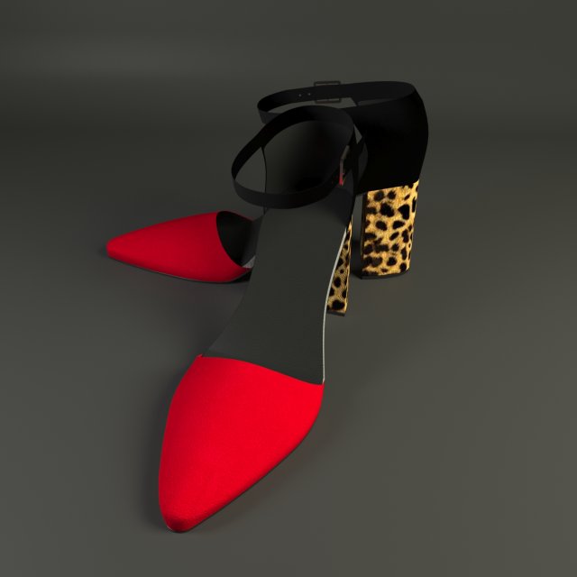 shoes Model 3D .c4d .max .obj .3ds .fbx .stl .blend