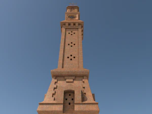 alqashla tower landmark 3D Model