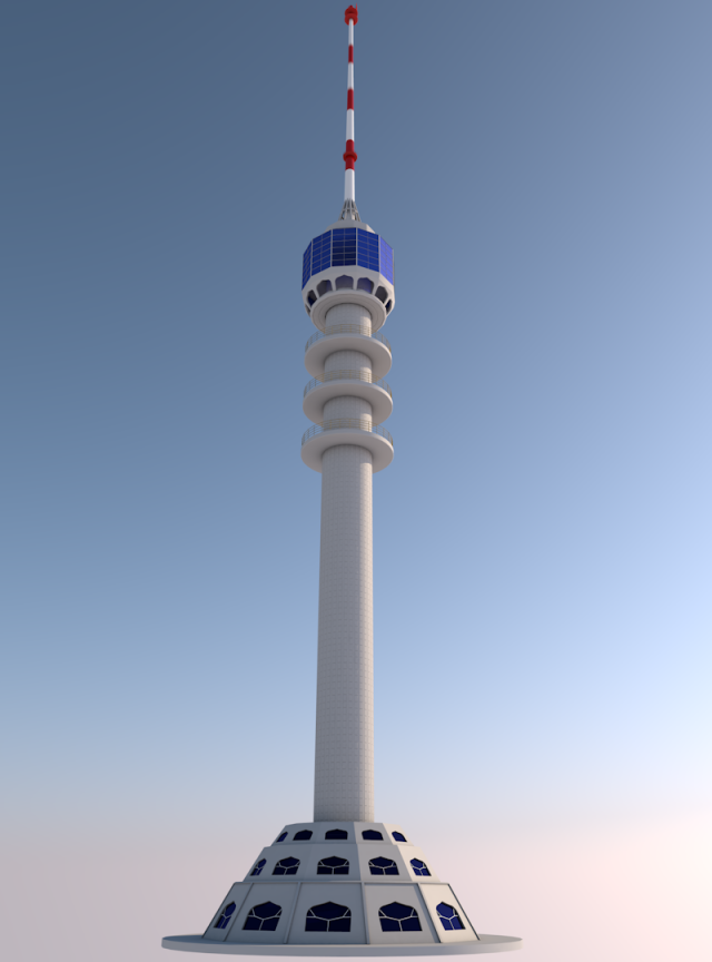 baghdad tower landmark in baghdad iraq 3D Model .c4d .max .obj .3ds .fbx .stl .blend 