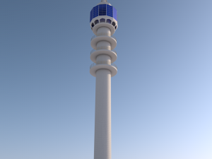 baghdad tower landmark in baghdad iraq 3D Model