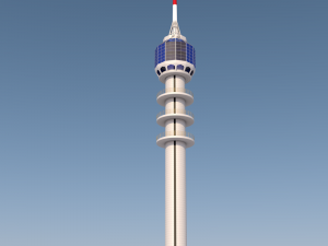 baghdad tower landmark in baghdad iraq 3D Model