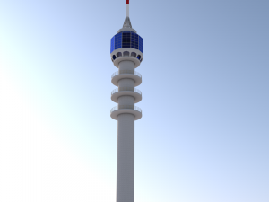 baghdad tower landmark in baghdad iraq 3D Model