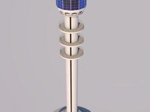 baghdad tower landmark in baghdad iraq 3D Model