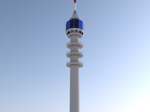baghdad tower landmark in baghdad iraq 3D Model