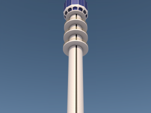 baghdad tower landmark in baghdad iraq 3D Model