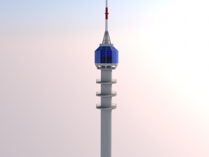 baghdad tower landmark in baghdad iraq 3D Model