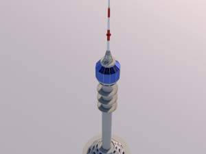 baghdad tower landmark in baghdad iraq 3D Model