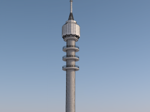 baghdad tower landmark in baghdad iraq 3D Model