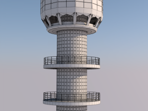 baghdad tower landmark in baghdad iraq 3D Model