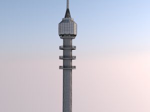 baghdad tower landmark in baghdad iraq 3D Model