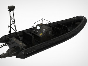 patrol boat 3D Model