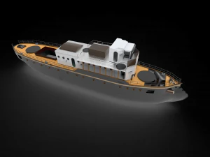 bow axe hull ship 3D Model