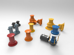 capstan mooring 3D Model