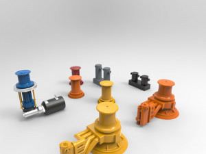 capstan mooring 3D Model
