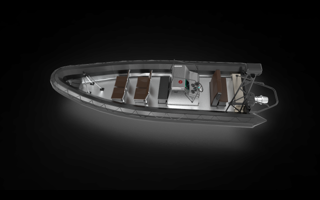 fast patrol boat 3D Model .c4d .max .obj .3ds .fbx .stl .blend 