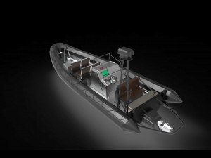 fast patrol boat 3D Model