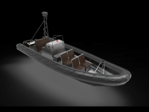 fast patrol boat 3D Model