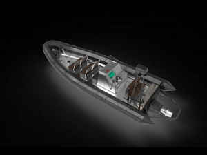 fast patrol boat 3D Model