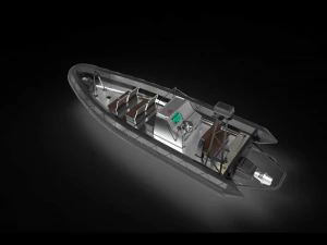 fast patrol boat 3D Model