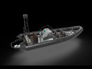 fast patrol boat 3D Model