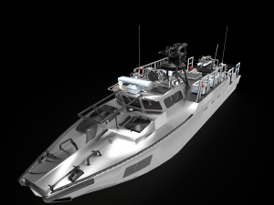 combat boat 90 3D Models