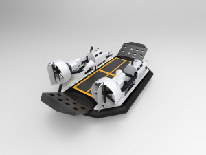 hovercraft lst Modelo 3D