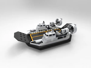 hovercraft lst 3D Model