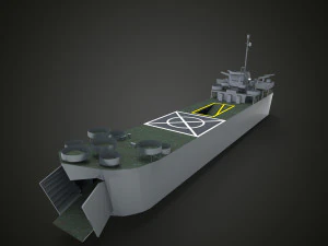 tanque de desembarco Modelo 3D