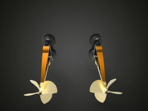 h&eacute;lice de acionamento Modelo 3D