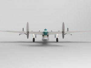 consolidated b-24 liberator 3D Model