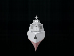 destroyer ship 3D Модель