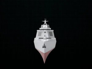 destroyer gemisi 3D Model