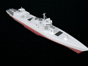 destroyer gemisi 3D Model