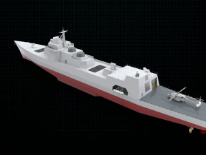 destroyer ship 3D Модель