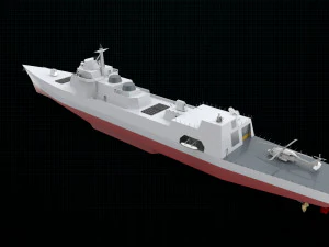 destroyer gemisi 3D Model