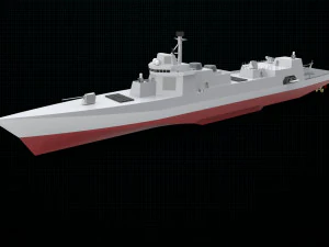 destroyer gemisi 3D Model