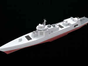 destroyer ship 3D Модель