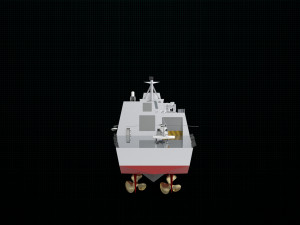destroyer ship 3D Модель