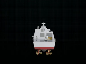 destroyer gemisi 3D Model