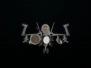 mcdonnell douglas f-a-18 hornet 3D 模型