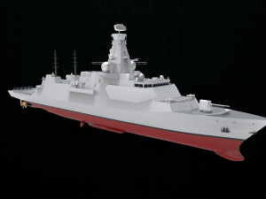 type 26 frigate 3D Model