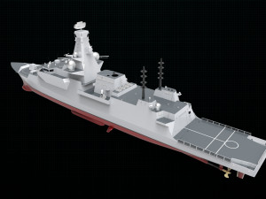 type 26 frigate 3Dモデル