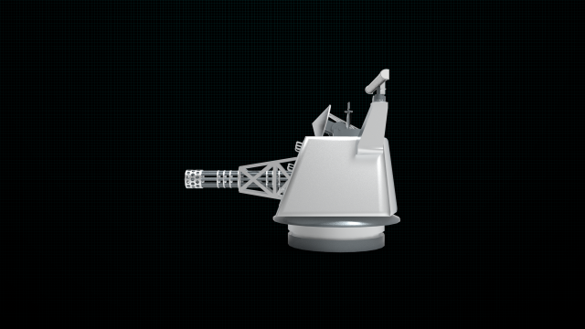 goalkeeper ciws 3D Model .c4d .max .obj .3ds .fbx .stl .blend 