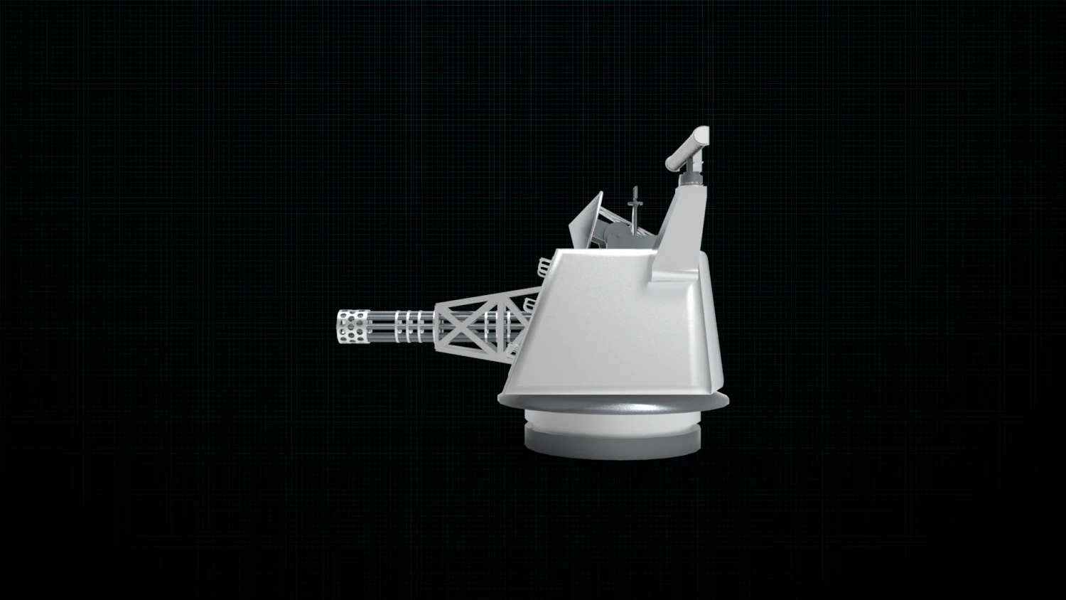 goalkeeper ciws 3D Model .c4d .max .obj .3ds .fbx .stl .blend 
