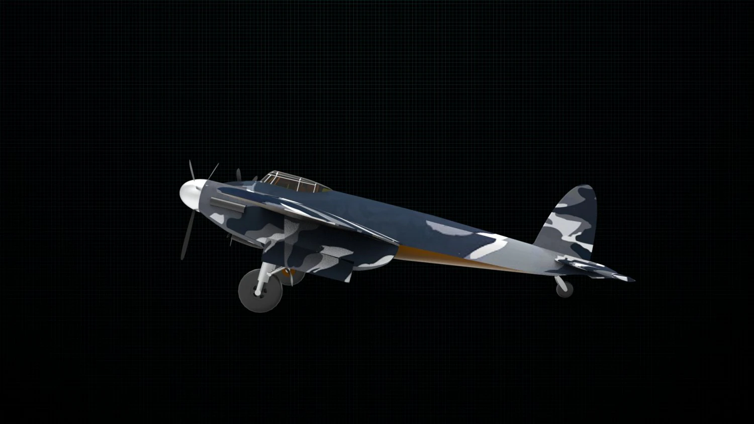 de havilland mosquito 3D Model .c4d .max .obj .3ds .fbx .stl .blend