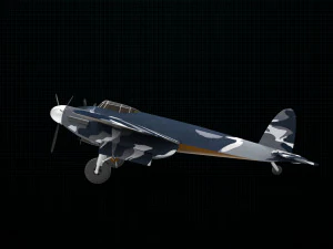 mosquito de havilland Modelo 3D