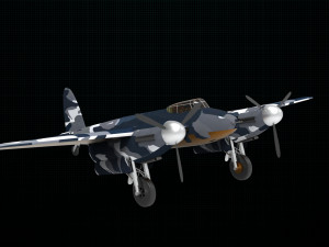 de havilland mosquito Modèle 3D