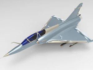 dassault miragem 2000 Modelo 3D